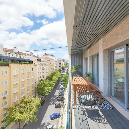 Roof Terrace Rodrigues Sampaio ליסבון